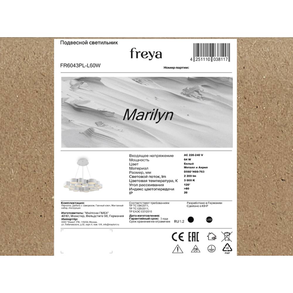 Подвесной светильник Freya FR6043PL-L60W, фото 3